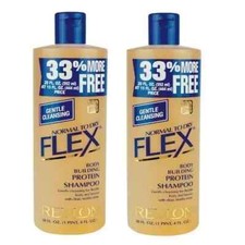 Revlon Flex Body Building Shampoo for Normal To Dry 592 Ml -Set of 2