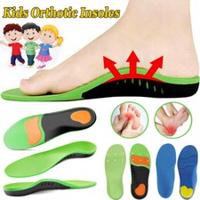 KIDS ORTHOTIC ARCH SUPPORT INSOLES PLANTAR FA...