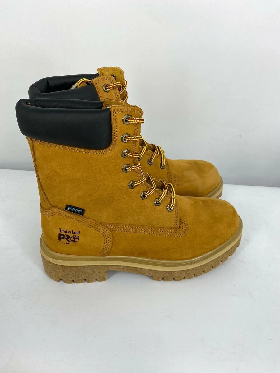 TIMBERLAND PRO A3735 DIRECT ATTACH 8INCH STEEL TOE BOOT BROWN MEN