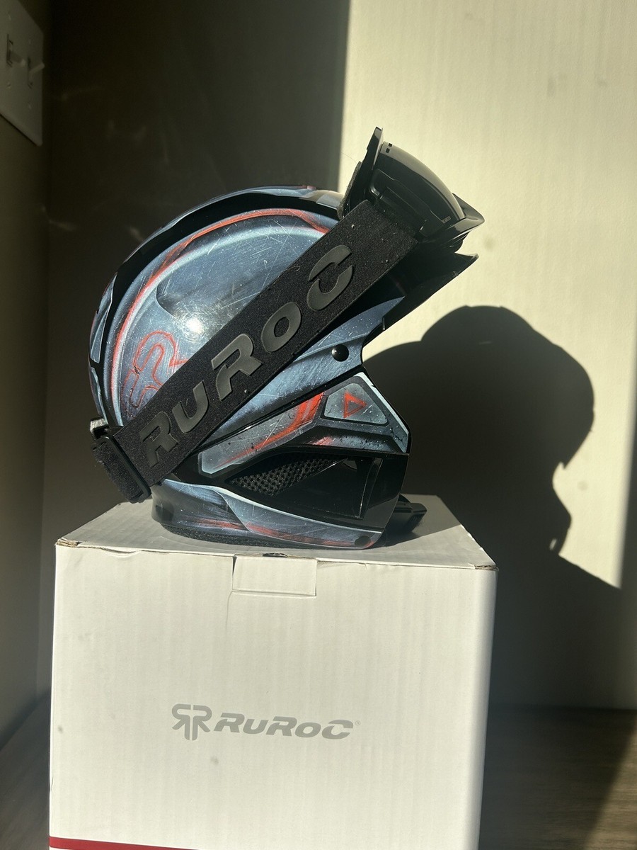 Ruroc RG1-DX Helmet Chaos Inferno Snowboard Helmet Youth Large