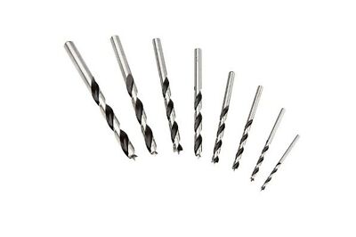 FISCH Brad Point Drill Bit Set – 8-Piece Chrome Vanadium