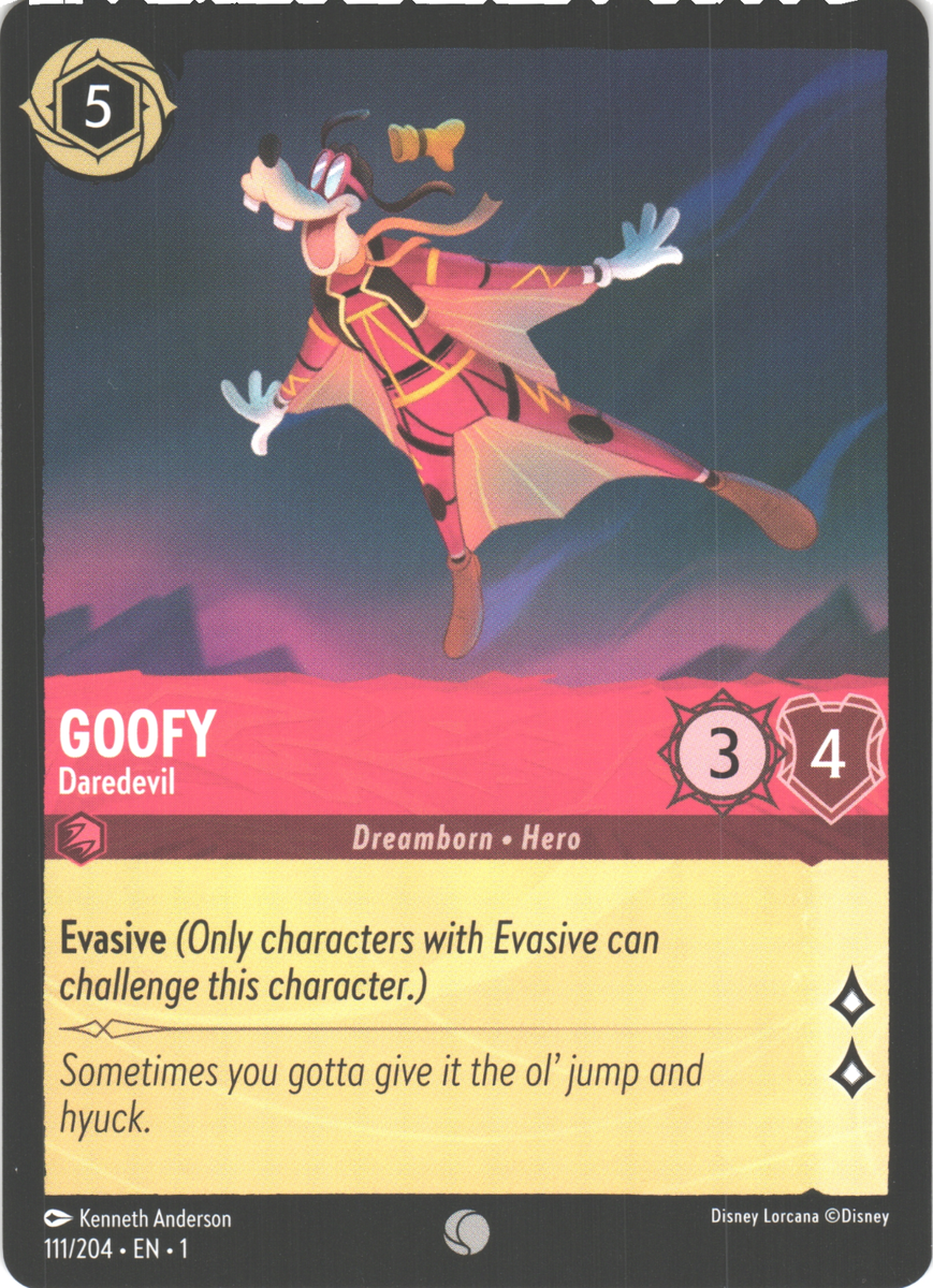Disney Lorcana The first Chapter Non-Holo Goofy 111/204 | eBay