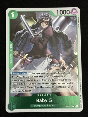 Baby 5 OP05-034 - Awakening of the New Era - One Piece Card Game OP TCG ENG