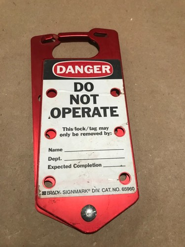 Electrical Lockout Tag