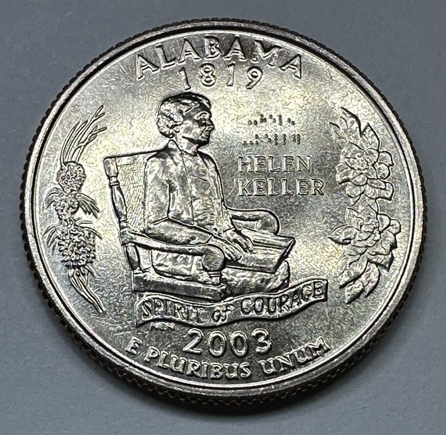 2003-P Alabama State Quarter 25cent Coin from US Mint Set
