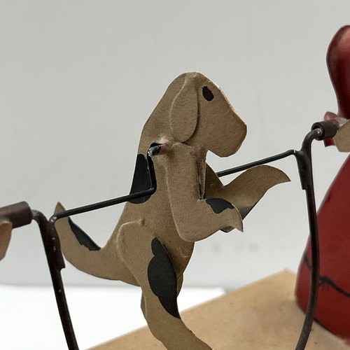 RARE Vintage Tin Mechanical Toy Disguised Cats Jumping Rope w/Dog Good Condition - Picture 17 of 22