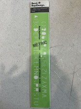 Berol RapiDesign R-2966 Metric Microfont Lettering Guide 12mm