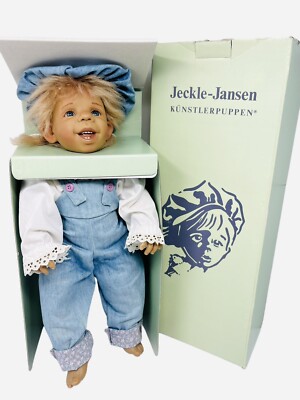 New In box 1993 Jeckle-Jansen 18'' Maggi Doll Kunstlerpuppen Spain Vintage 90 s