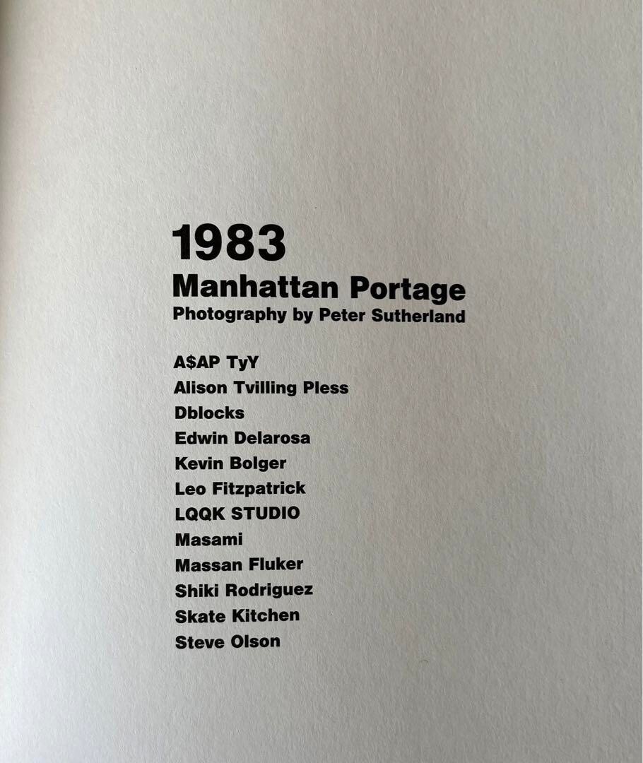洋書 1983 Manhattan Portage,Peter Sutherland Manhattan Portage Peter Sutherland 1983 Messenger Bag Urban