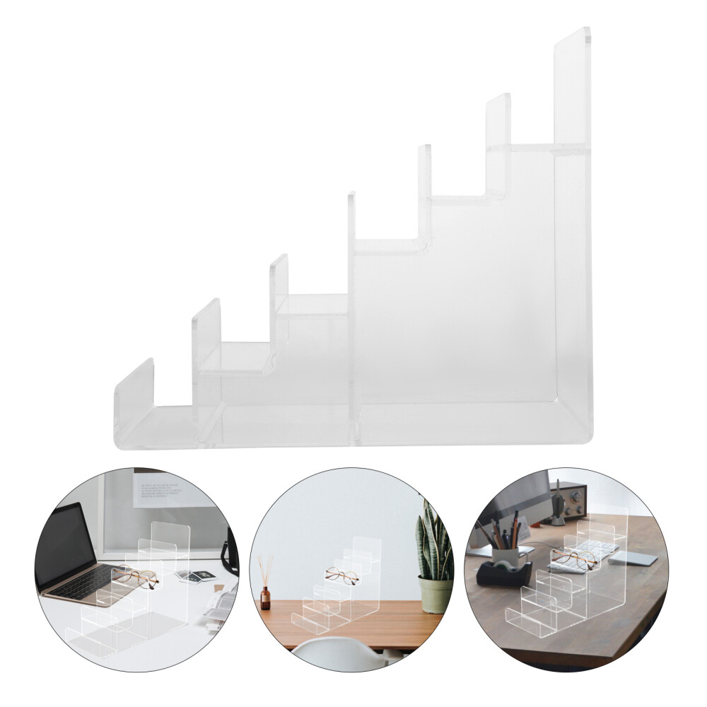 Handbag Storage Shelf Book Stands for Display Trapezoid Plate Miss-image