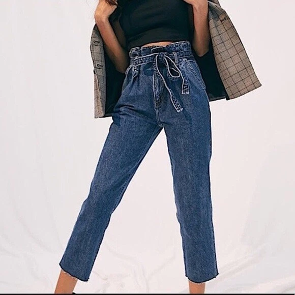 Abercrombie paper bag waist 2024 jeans