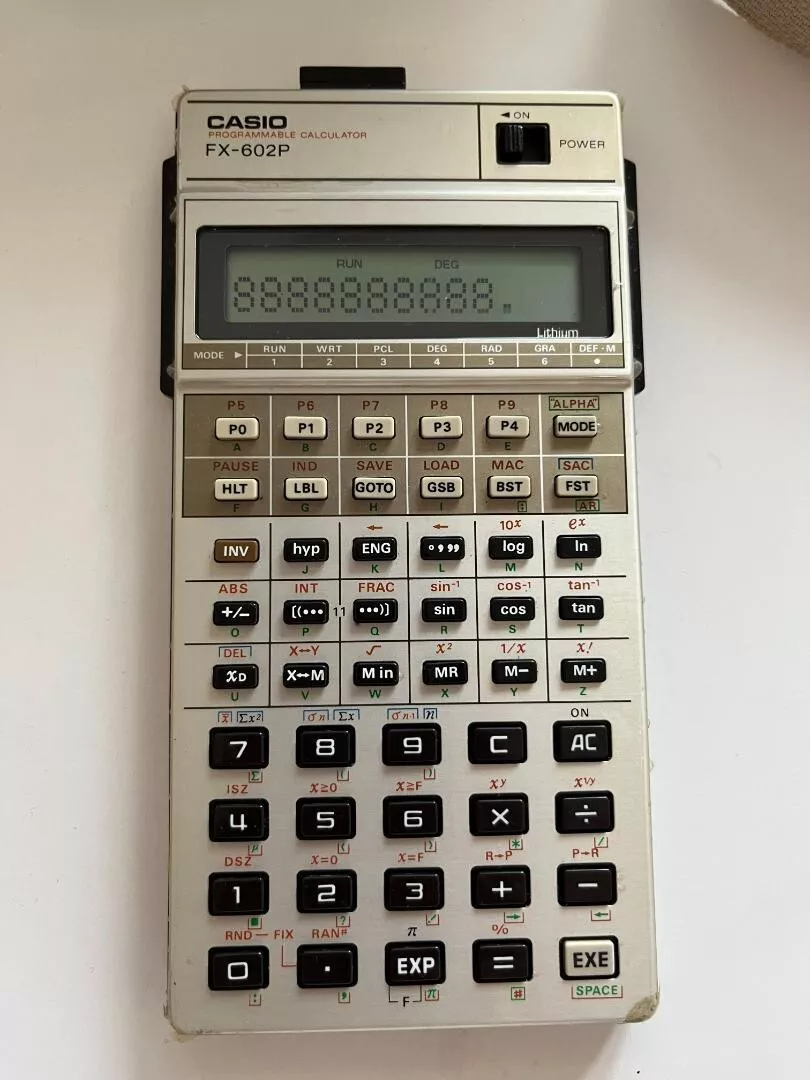 Casio fx602p online