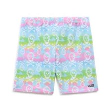 Brand New Girls Vans Girls Rainbow Skull Legging Shorts Size Medium
