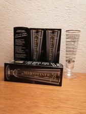 3x 2.Sonderedition Warsteiner Tulpe,250 Jahre,Kristallglas,Goldrand
