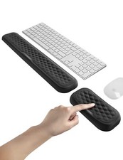 Wrist Rest for Keyboard and Mouse Computer Ergonomic Wrist Support Pad Soft M...