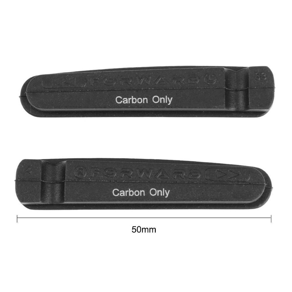 1Pair Bicycle Road Bike Rubber C/V Brake Pads Carbon Rim Brake Blocks