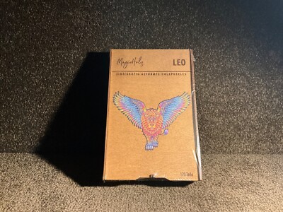 MagicHolz: Löwe - Einzigartiges Holzpuzzle, 170 Teile, Größe L, 40 x 30 cm