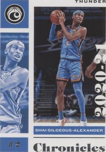 Shai Gilgeous-Alexander 2020-21 Panini Chronicles Blue /99 #11 NBA
