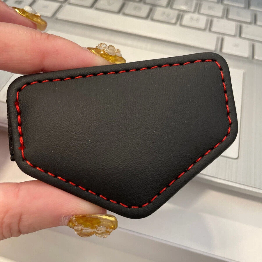 1x Clip de cinturón de seguridad magnético para cinturón de seguridad limitador fijo accesorios de cuero PU Foto 3 de 4