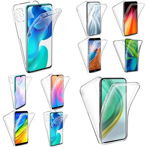 für XIAOMI LG HUAWEI OPPO 360° Grad Transparente Schutz Hülle Full Cover Case - Bild 393 von 394