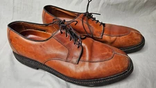Allen Edmonds Dress Shoes Mens  10 C Narrow Brown Leather Apron Lace Up Oxfords