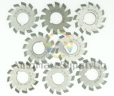 8Pcs /Set Involute Gear Cutters Module0.3 8 PA20 Bore16 135 1 2 3 4 5 6 7 8 