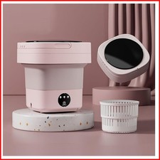 8L Portable Mini Washing Machine for Small Clothes - Ideal for Travel and Dorms