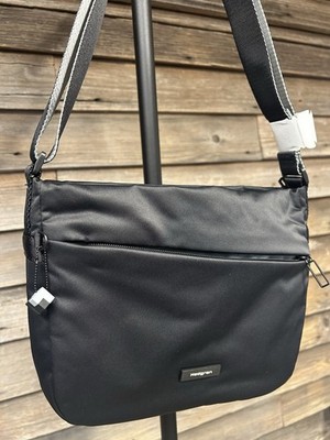 Hedgren Black Nylon Crossbody Purse