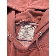 Vintage Traverse City Faded Red Graphic Hoodie Rustic Pullover Sweatshirt