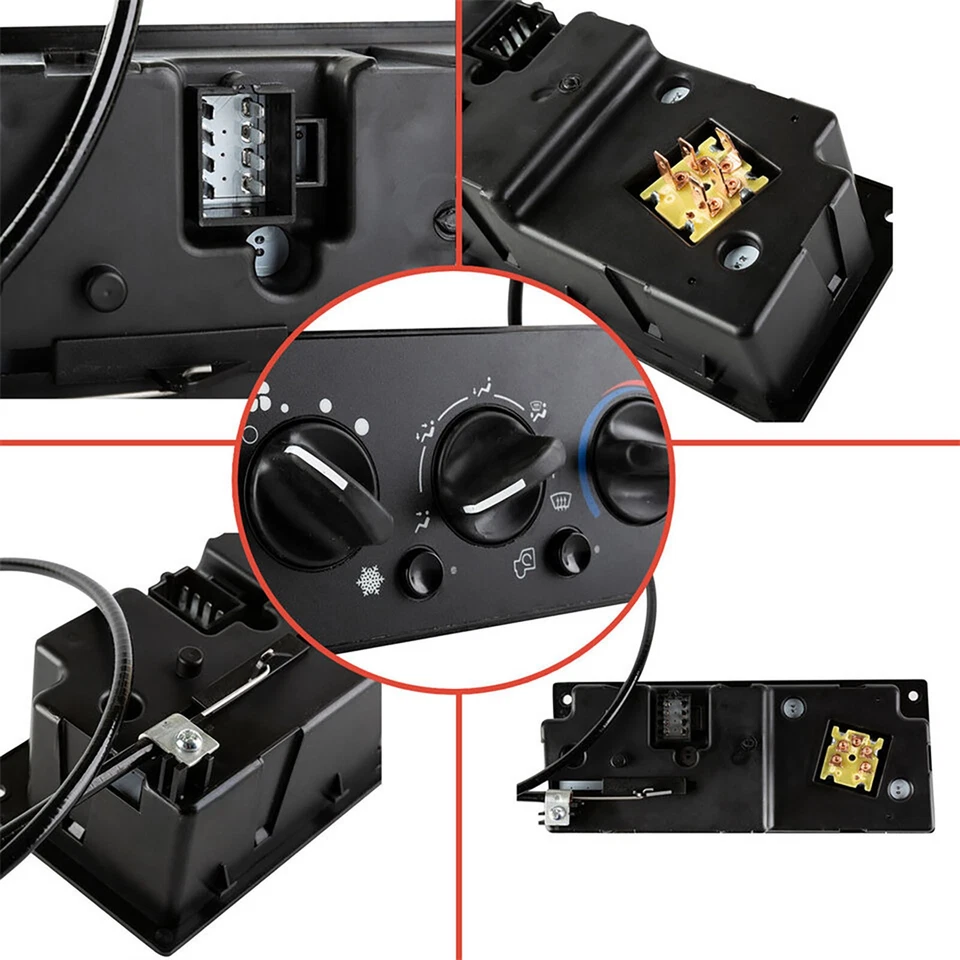 Heavy Duty A/C Control Switch Panel For Kenworth W900 2002-2006 F2110071 - Image 3 of 4