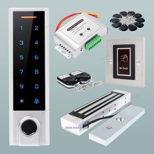 HOMSECUR Weatherproof IP66 APP WIFI Fingerprint PIN Access Control Touch Keypad