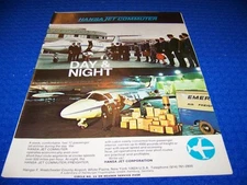 1968 HANSA JET COMMUTER "DAY & NIGHT"..ORIGINAL 1-PAGE SALES AD (73PP)