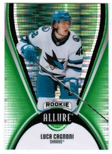 25/26 2025 UPPER DECK ALLURE LUCA CAGNONI #139 BASE ROOKIE GREEN QUARTZ /99
