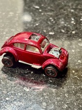 Vintage Hot Wheels Redline 1968 DEEP Rose Custom Volkswagen US 