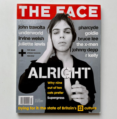 The Face Magazine | March 96 | Supergrass | Juliette Lewis, Goldie, Johnny Depp