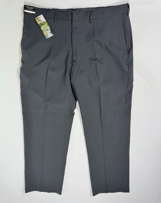 green emerald velvet dress Haggar Premium Comfort Dress Pants, Pleated Front in Black main image 1