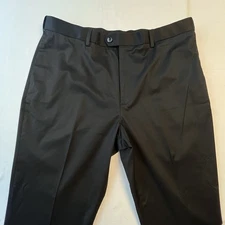 Perry Ellis Portfolio Men's Dress Pants Stretch Waist Sz 40 X 30 Black