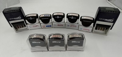 Self-Inking Stamps Copy Void Paid Original Entered Posted Confidential Dater 10