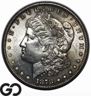 1878-S Morgan Silver Dollar Coin, Lustrous BU++