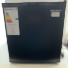 EUHOMY 46L Mini Fridge Table Top Reversible Door & Chiller Box Black BC -46-E