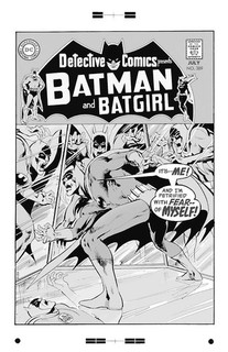 Neal Adams Detective Comics #389 Rare Large Production Art Cover