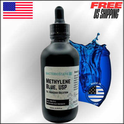 Methylene Blue Pharmaceutical Grade, Pure 1% Aqueous Solution 110 mL, 0 Metal