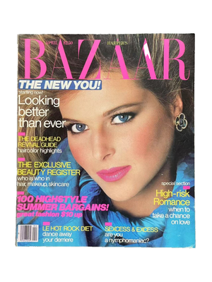 Harper's Bazaar Magazine April 1986 Amazing Early Issue Catherine