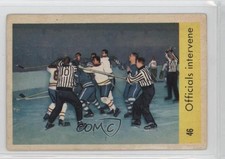 1959-60 Parkhurst Officials Intervene #46 t3w