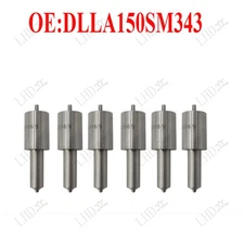 6 Pcs Fuel Injector Nozzle Tips DLLA150SM343 For Hyundai HD Universe D6AC D6AB -
