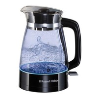 Russell Hobbs Kettle Classic Glass with Blue LED Illumination 1.7L, 3kW - 26080