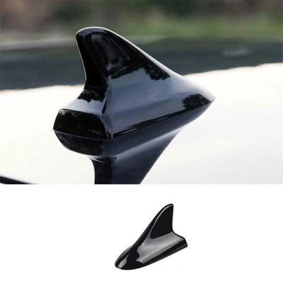 Für Ford Explorer 2011-19 Lack Black Shark Fin Antenne Empfänger Abdeckung Trim