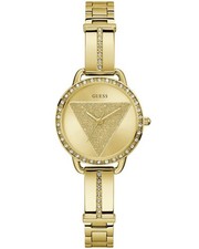 Guess Gold Womens Analogue Watch Tri Bellini GW0914L2