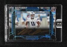 2021 Panini National Treasures Black Box 2023 1/1 Micah Parsons #FP-MP Auto 0vf5