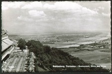 Kahlenberg Terrace Restaurant Vienna Austria RPPC 1955